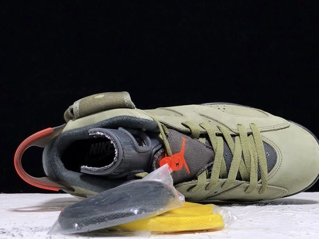 Reps TB CN1084-200 Medium Air Travis x Jordan Olive Scott 6 0713